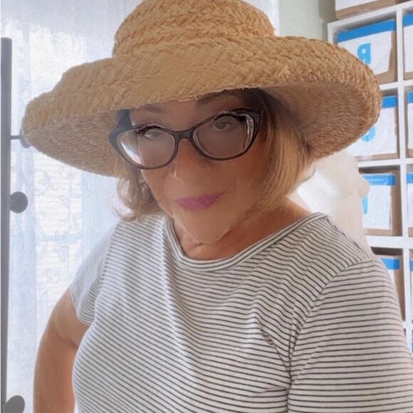 The Scala Collection Straw Boho Brim Sun Hat - Picture 9 of 9